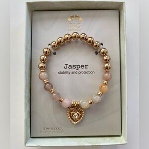 C&C California Gold and Tan Beaded Bracelet